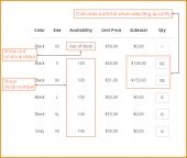 Configurable Product Grid Table View for Magento 2 Feature