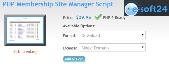 PHP Membership Site Manager Script