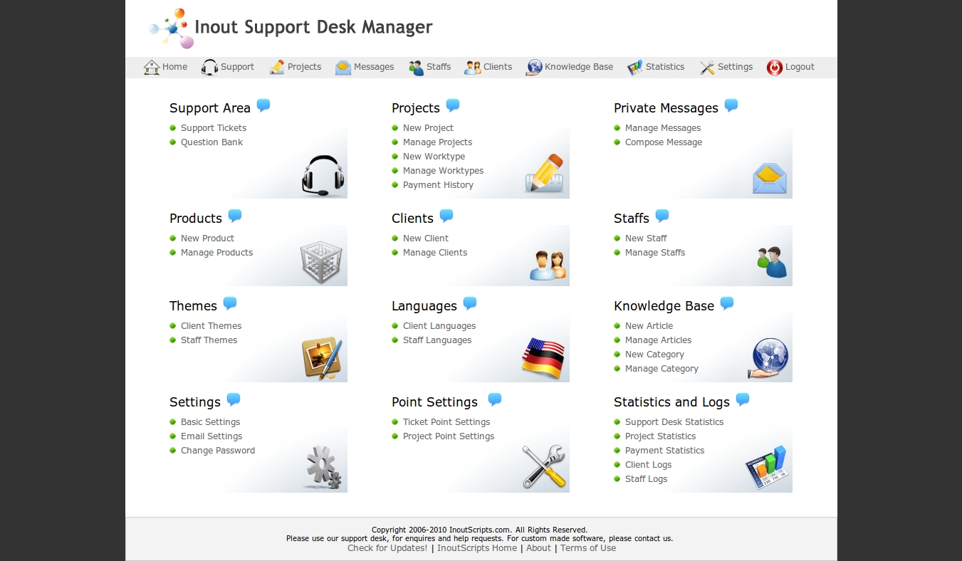 Geekycorner Inout Support Desk Manager Customer Support Php