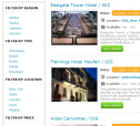 Vacation Packages Listing, Content Management