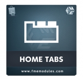 Home Tabs PrestaShop Plug-in Feature