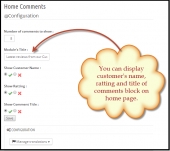 PrestaShop Customers Reivews and Comments Block Extension Feature