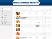 Restaurant Menu Maker Feature