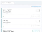 Event Ticketing System by PHPJabbers Feature