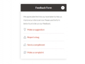 Feedback Form Script by PHPJabbers Feature