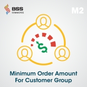 Minimum Order Amount For Customer Group Extension For Magento 2, Shopping Carts Software