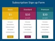 Pricing Plans And Subscription - free script, Business & Finance Software