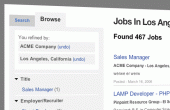 webJobs - Job board software Feature